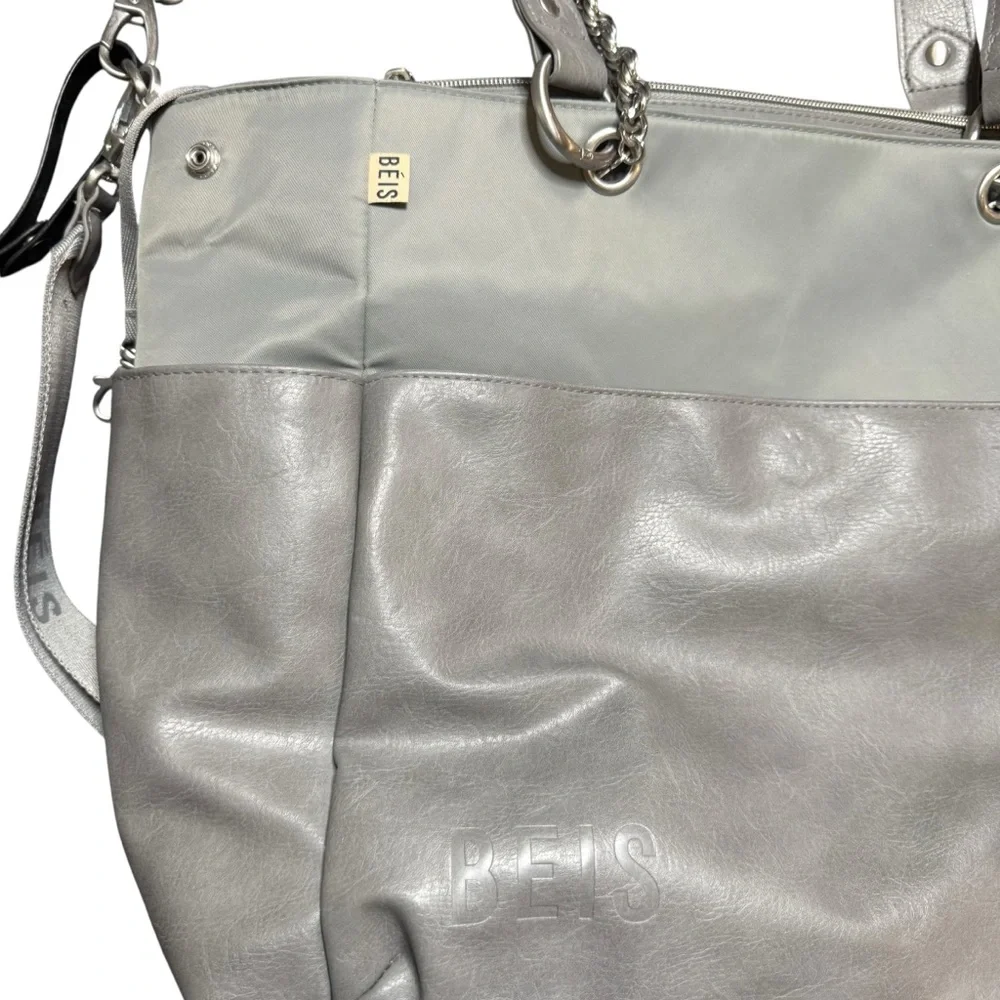 BEIS The Diaper Bag in Gray - Picture 15 of 16